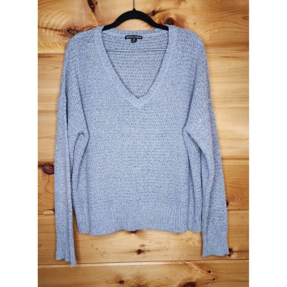 Moral Fiber Pullover Sweater Women's Plus Size 3X Gray Long Sleeve Light - Picture 5 of 8